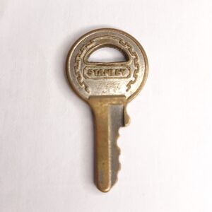 Vintage Miniature STANLEY key for small lock - tool box?